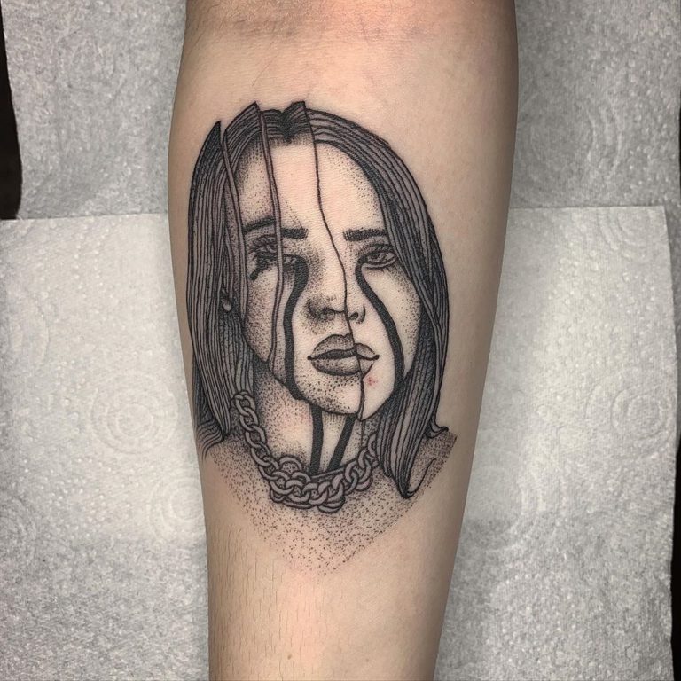 Billie Eilish Tattoos Get Ispired By The Best Fan Tattoos