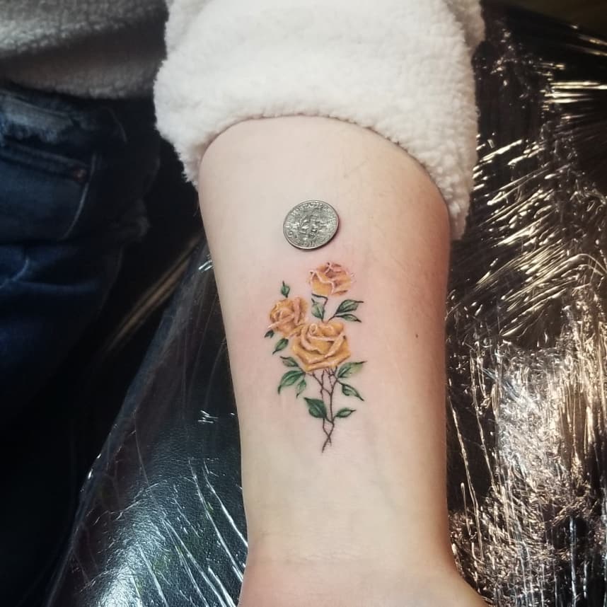 Cornflower Temporary Tattoo Sticker - OhMyTat