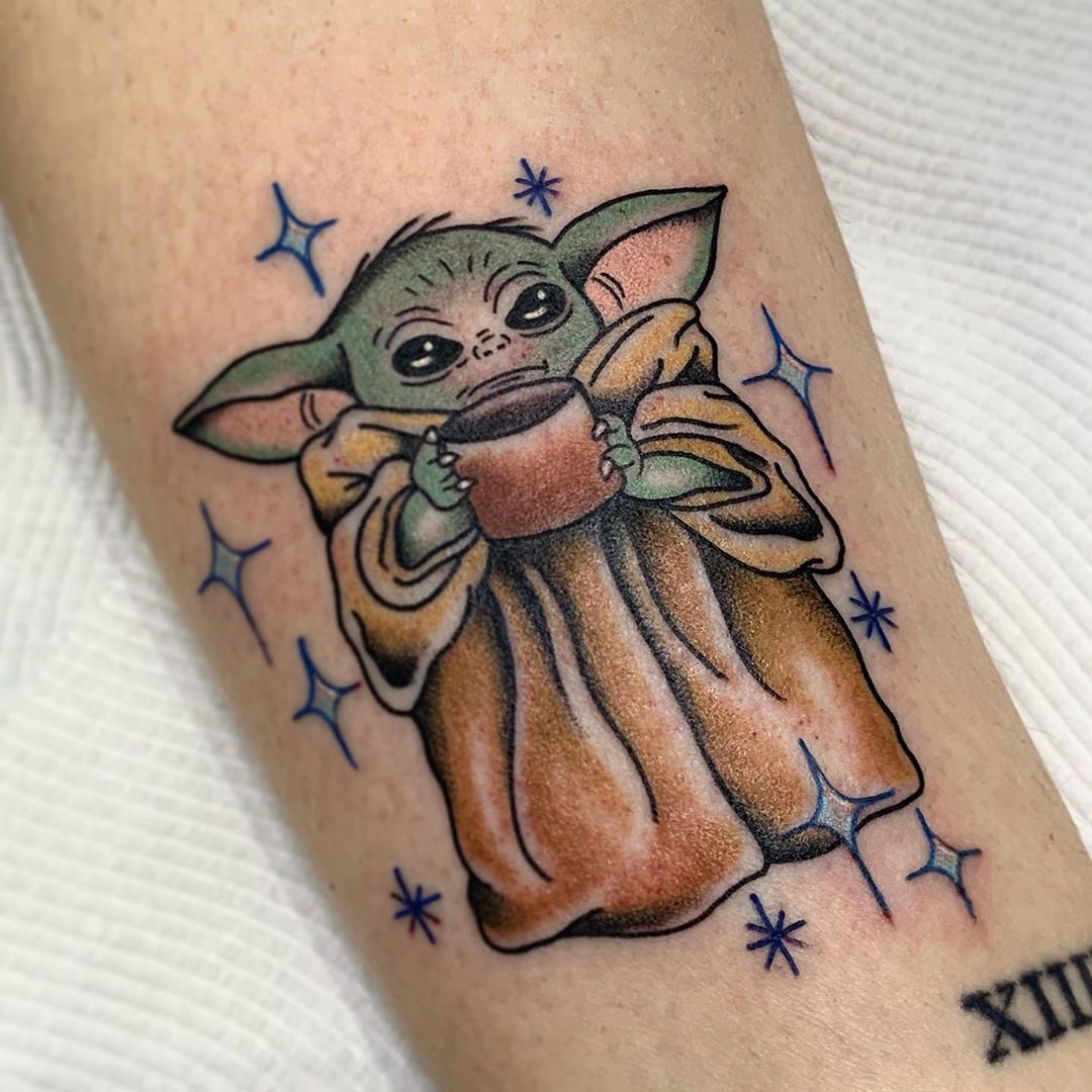 Baby Yoda Tattoo