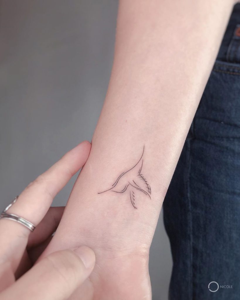 Hummingbird Bird Animal tattoo on Wrist (inner) by Nicole