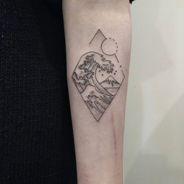 Wave Tattoos - Get Inspired by These Amazing Designs