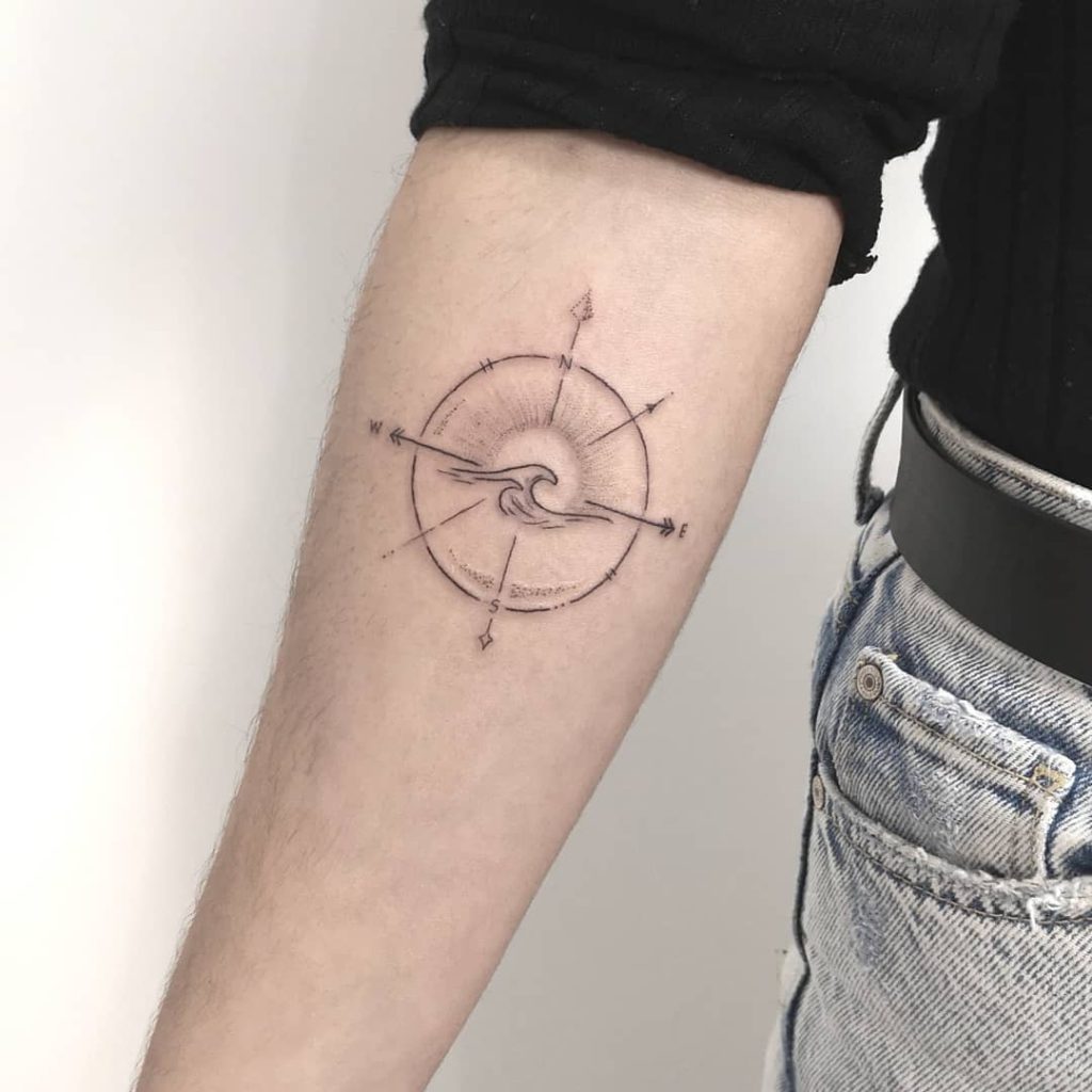19 Compass Tattoo Design Ideas for Women - Mom's Got the Stuff