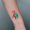 emoji duck love tattoo on Forearm (inner) by roryriot