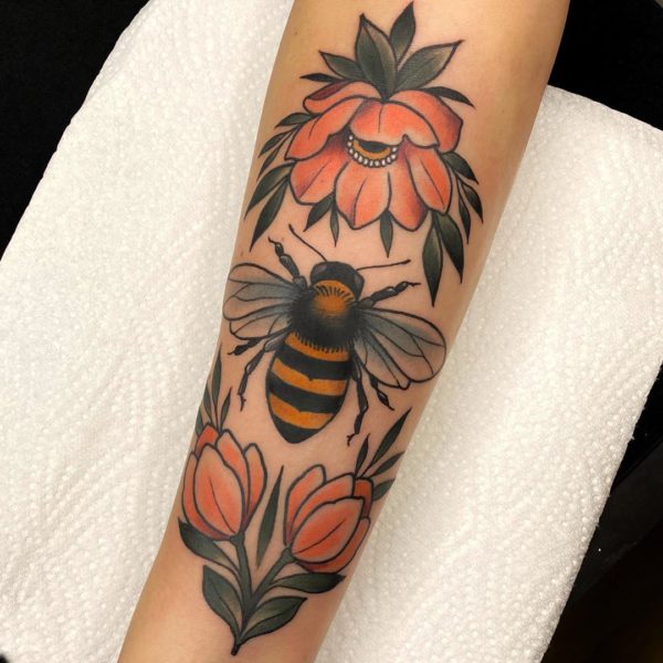 Tattoo by <a href="https://tattoolist.co/artist/ninja.v.herr/">Ninja V. Herrmann</a>