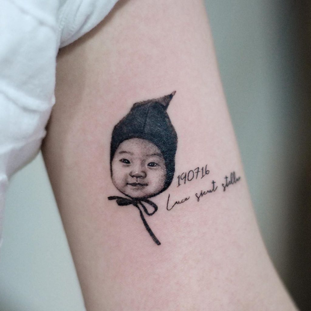 Baby tattoo by Kimta
