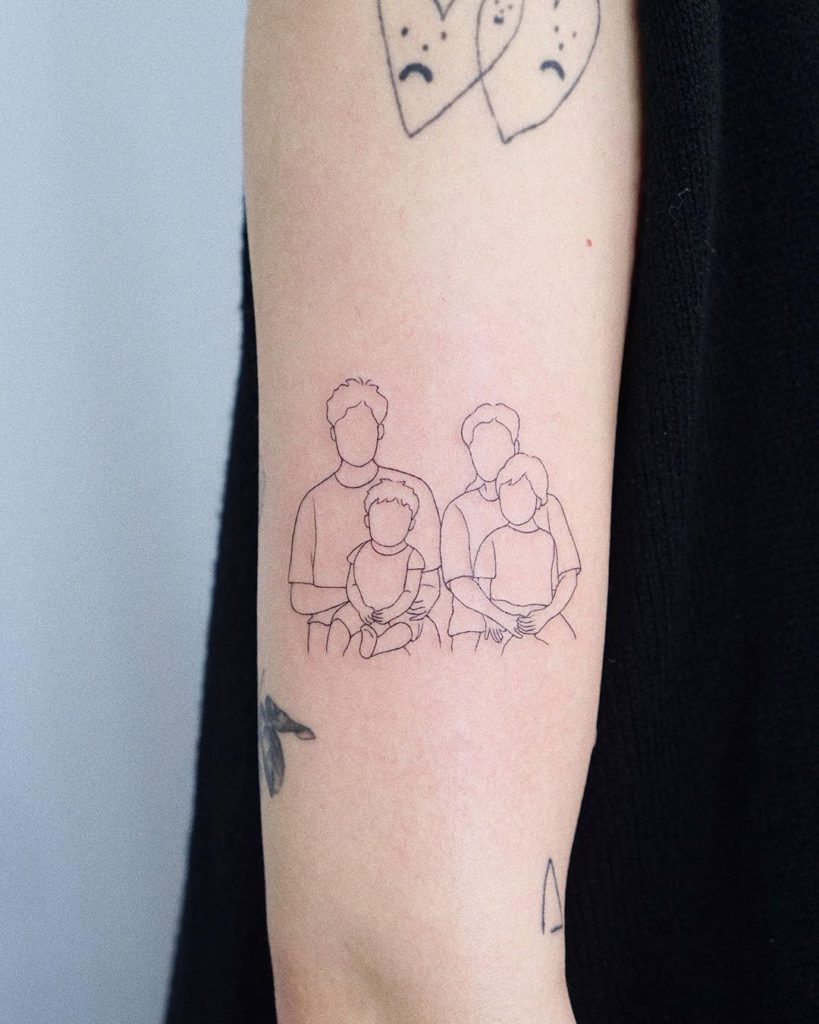 Family tattoo by Ziv