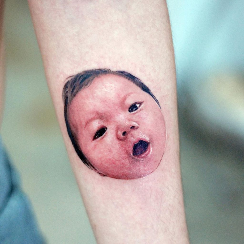 Baby tattoo by Kimta