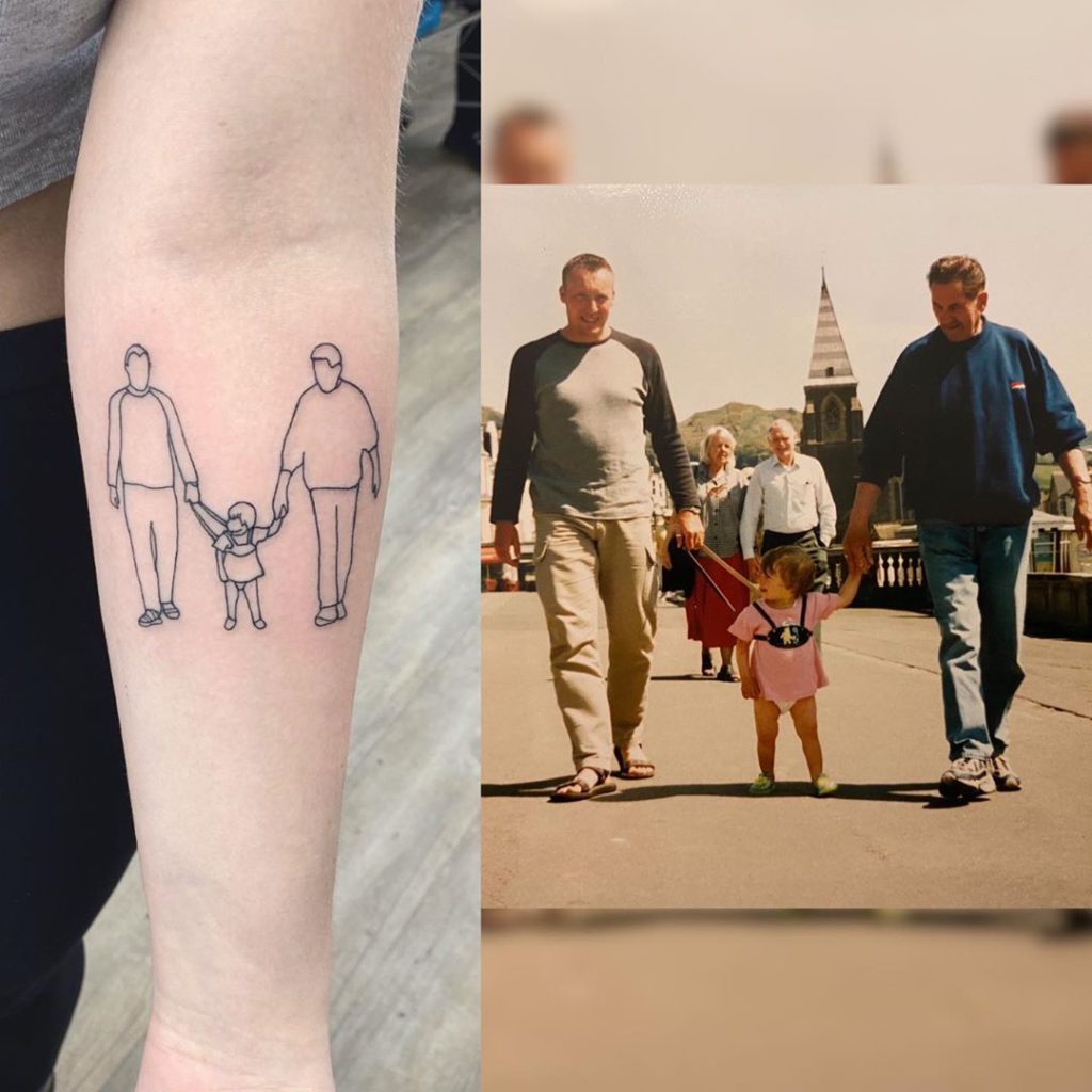 Artist Turns Your Most Nostalgic Childhood Pics Into Stylish Tattoos So You  Always Have Them On Your Skin  Bored Panda