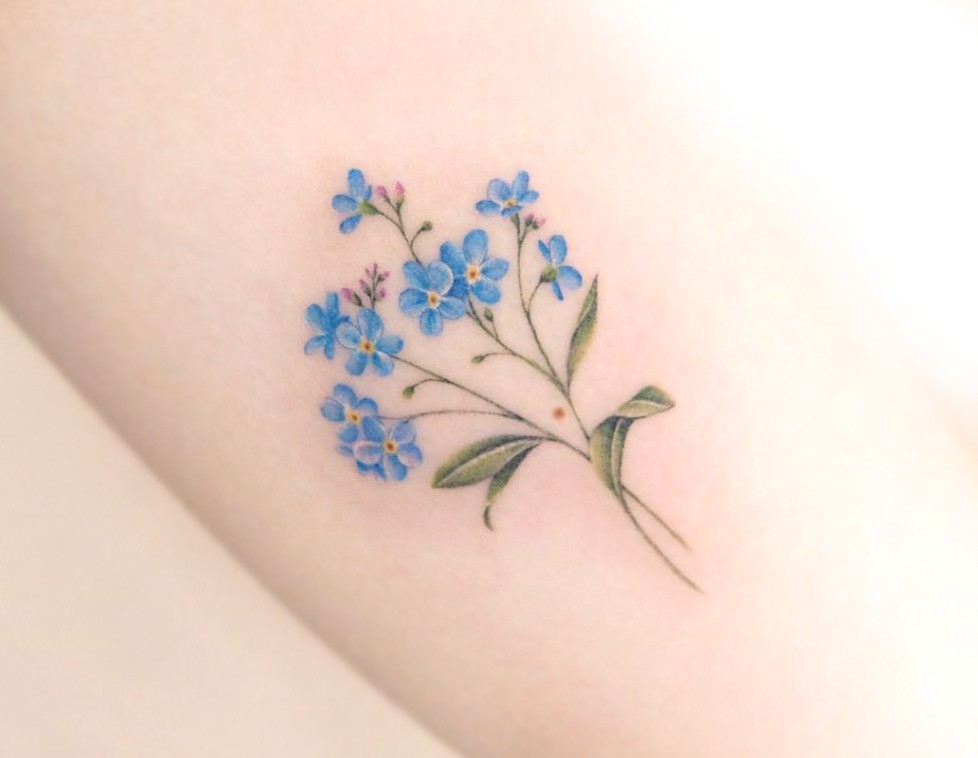 photo tattoo Pansies от 10092018 047  example of drawing a tattoo   tattoovaluenet  tattoovaluenet