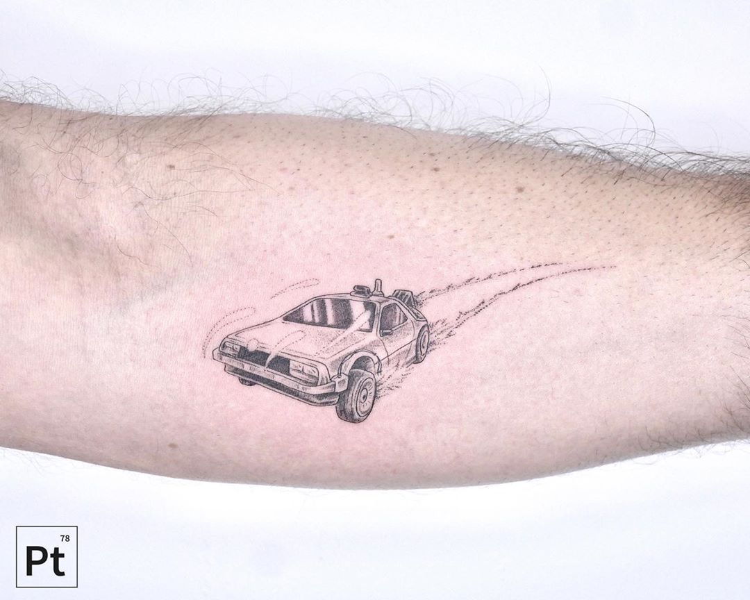 DeLorean tattoo by Mashkow Tattoo  Photo 30823