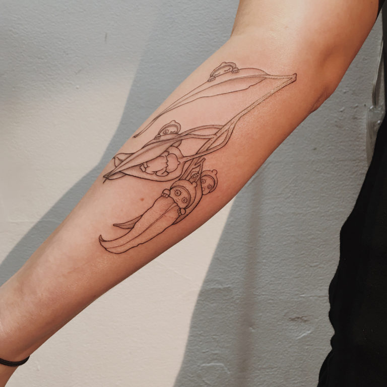 tattoo on Forearm (inner) by LIANNA