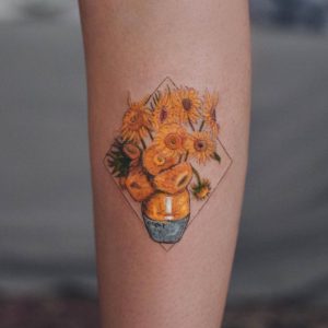 Van Gogh tattoo on Forearm (inner) by Marcela Badolatto