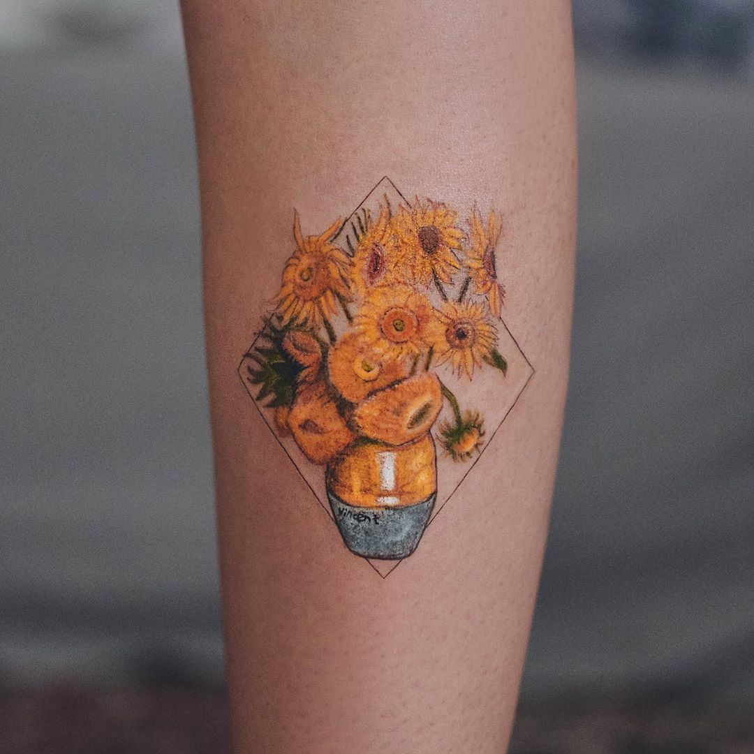 Little Tattoos  Vincent van Goghs The Starry Night inspired