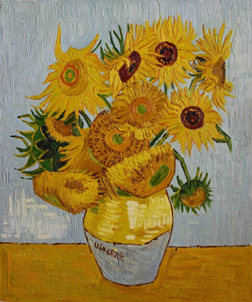 Sunflowers  Tagged Van Gogh  Today is Art Day
